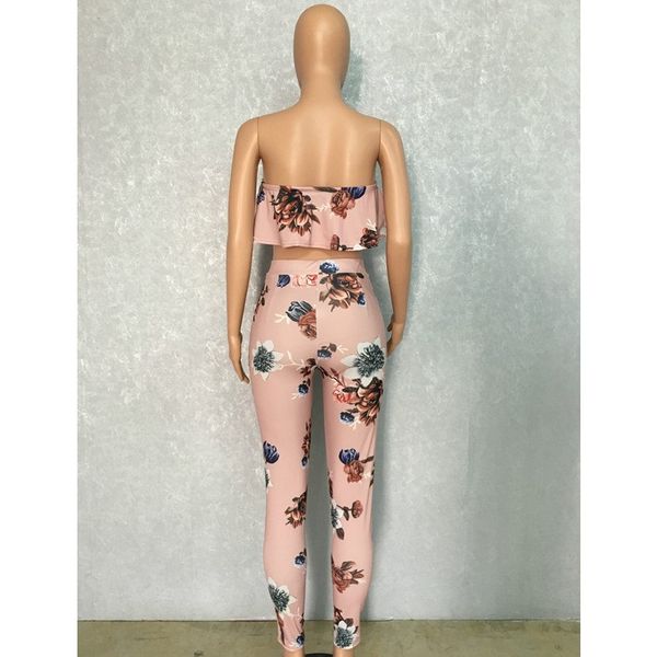 Casual Off Shoulder Sexy Floral Print Jumpsuits Two Piece Backless Club Rompers Womens Jumpsuit Strapless Female Bodysuit Summer Overalls
Casual Off Shoulder Sexy Floral Print Jumpsuits Two Piece Backless Club Rompers Womens Jumpsuit Strapless Female Bodysuit Summer Overalls