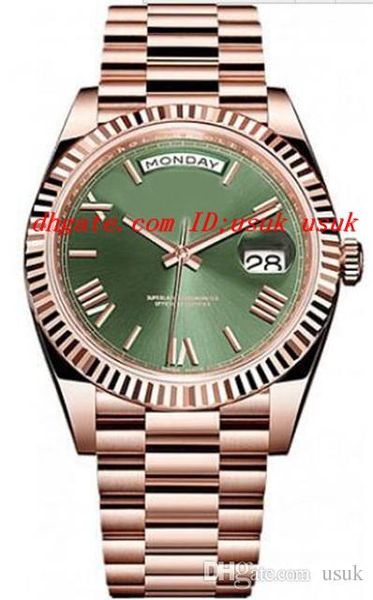 luxury watches rose gold green dial automatic mechanical movement men's watch mens watch wrist watches, Slivery;brown
luxury watches rose gold green dial automatic mechanical movement men's watch mens watch wrist watches, Slivery;brown