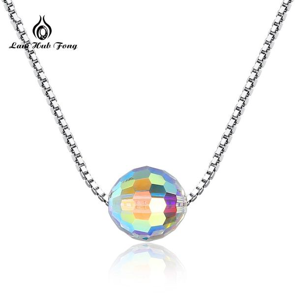 luxury crystal round pendant necklace ball shape genuine 925 sterling silver necklace gift for women clear crystal
luxury crystal round pendant necklace ball shape genuine 925 sterling silver necklace gift for women clear crystal