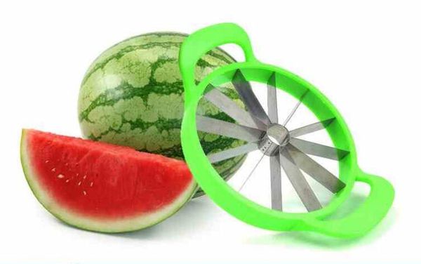 

2018 durable watermelon cutter slicer pratical 1/12 kitchen fruit tools creative melon cutter fruit knife slicer dhl shipping