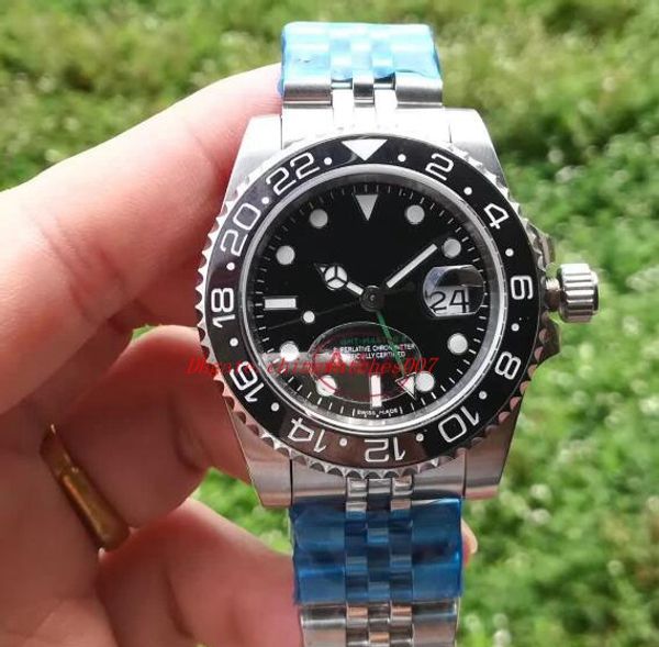 the latest version men's watch sapphire glass gmt 40mm 116710 116719 black dial circle ceramic date automatic mechanical men's wat, Slivery;brown
the latest version men's watch sapphire glass gmt 40mm 116710 116719 black dial circle ceramic date automatic mechanical men's wat, Slivery;brown