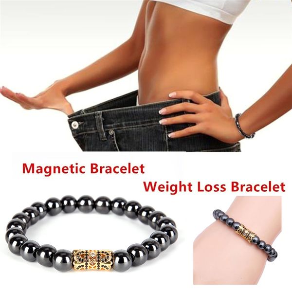 black cool magnetic bracelet hematite stone therapy health care magnet hematite bracelet men's jewelry 
black cool magnetic bracelet hematite stone therapy health care magnet hematite bracelet men's jewelry