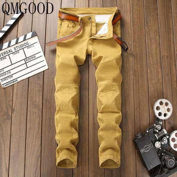 qmgood 2018 punk style men's jeans slim jeans fashion patchworks stage man cool street amazing special pants size 28-38, Blue
qmgood 2018 punk style men's jeans slim jeans fashion patchworks stage man cool street amazing special pants size 28-38, Blue