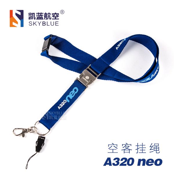 airbus a320neo lanyard with metal buckle blue ribbon rope sling for id case holder for pilot aviation lover airman flight crew, Brown;gray
airbus a320neo lanyard with metal buckle blue ribbon rope sling for id case holder for pilot aviation lover airman flight crew, Brown;gray