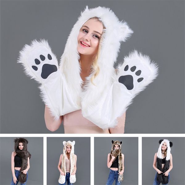 girls hats ears faux animal wolf hood scarf gloves spirit paws ears warm animal hood party hats t5i088
girls hats ears faux animal wolf hood scarf gloves spirit paws ears warm animal hood party hats t5i088