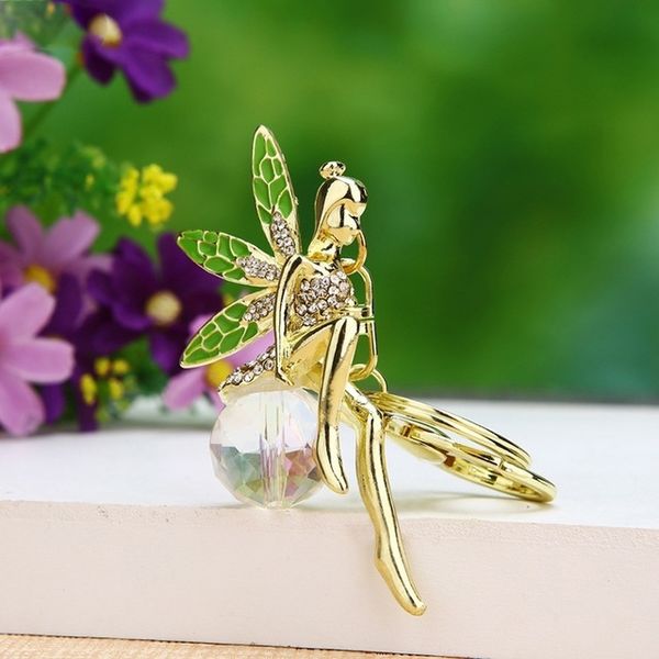 new crystal angel keychain bag charm accessories metal key chain flower fairy pendants car key ring gift, Slivery;golden
new crystal angel keychain bag charm accessories metal key chain flower fairy pendants car key ring gift, Slivery;golden
