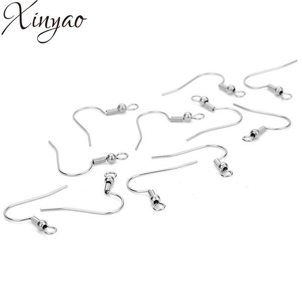 xinyao 20pcs fashion stainless steel ear hook wire clasp with bead charms earring hooks wires fit diy jewelry making findings, Golden;silver
xinyao 20pcs fashion stainless steel ear hook wire clasp with bead charms earring hooks wires fit diy jewelry making findings, Golden;silver