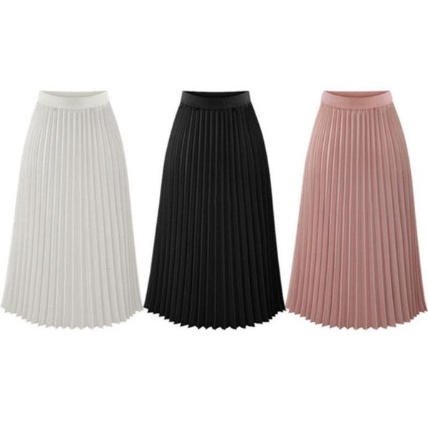 2018 fashion woman skirts plus size clothes for solid pleated elegant midi elastic waist maxi clothes 2aug8, Black
2018 fashion woman skirts plus size clothes for solid pleated elegant midi elastic waist maxi clothes 2aug8, Black
