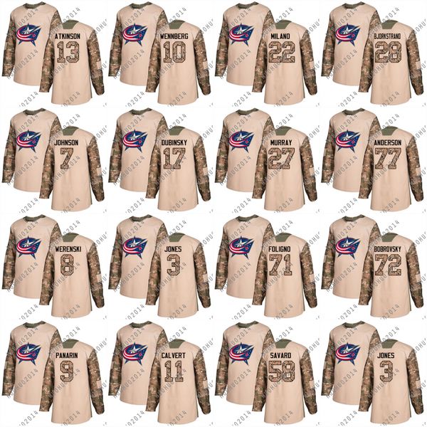 Youth 2018 Camo Veteran Day Columbus Blue Jackets Nick Foligno Sergei Bobrovsky Brandon Dubinsky Zachary Werenski Jones Johnson Jerseys
Youth 2018 Camo Veteran Day Columbus Blue Jackets Nick Foligno Sergei Bobrovsky Brandon Dubinsky Zachary Werenski Jones Johnson Jerseys