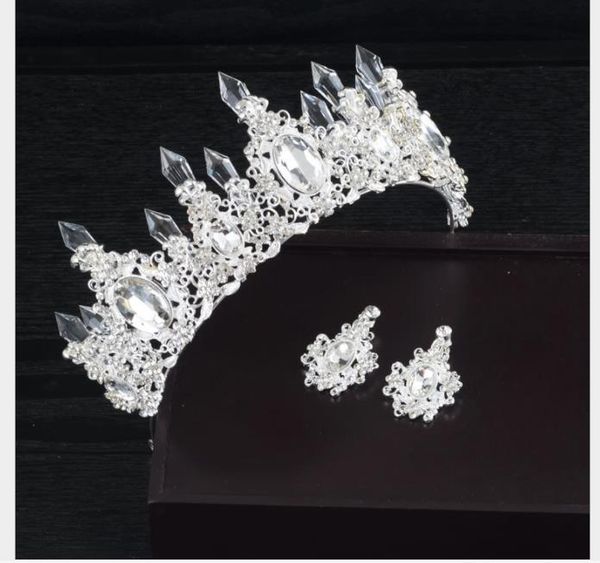 crystal princess retro crown earrings set hair accessories bridal hoop korean crown p studio, Slivery;golden
crystal princess retro crown earrings set hair accessories bridal hoop korean crown p studio, Slivery;golden