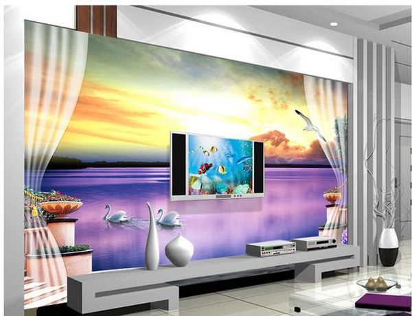 3d balcony swan lake mural tv background wallpaper wallpapers for living room
3d balcony swan lake mural tv background wallpaper wallpapers for living room