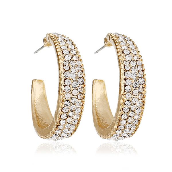 punk exaggerated luxury rhinestone round open circle c hoop earrings for women fashion party jewelry accessory pendientes bijoux, Golden;silver
punk exaggerated luxury rhinestone round open circle c hoop earrings for women fashion party jewelry accessory pendientes bijoux, Golden;silver