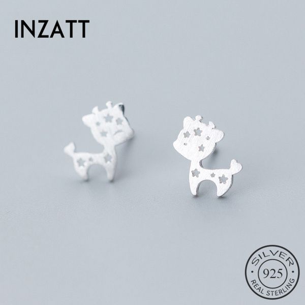 inzatt personality lovely hollow star cat cute animal stud earrings charm 925 sterling silver for women fine jewelry party gift, Golden;silver
inzatt personality lovely hollow star cat cute animal stud earrings charm 925 sterling silver for women fine jewelry party gift, Golden;silver