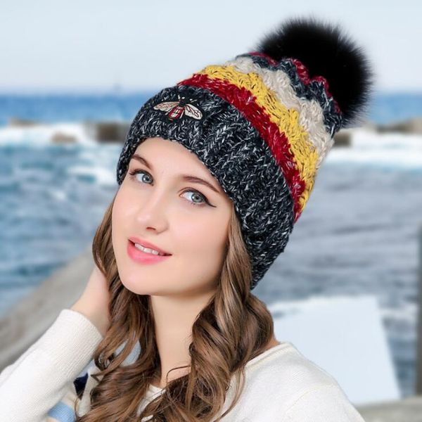 bees embroidery beanie/skull caps knitted cashmere thickening warm women hats four - color knitting plus velvet wool cap winter lady hat, Blue;gray
bees embroidery beanie/skull caps knitted cashmere thickening warm women hats four - color knitting plus velvet wool cap winter lady hat, Blue;gray