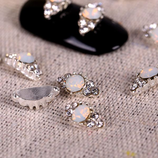 10pcs glier white 3d nail art decorations with rhinestones, alloy nail sticker charms jewelry for nail gel/polish tools tn921, Silver;gold
10pcs glier white 3d nail art decorations with rhinestones, alloy nail sticker charms jewelry for nail gel/polish tools tn921, Silver;gold