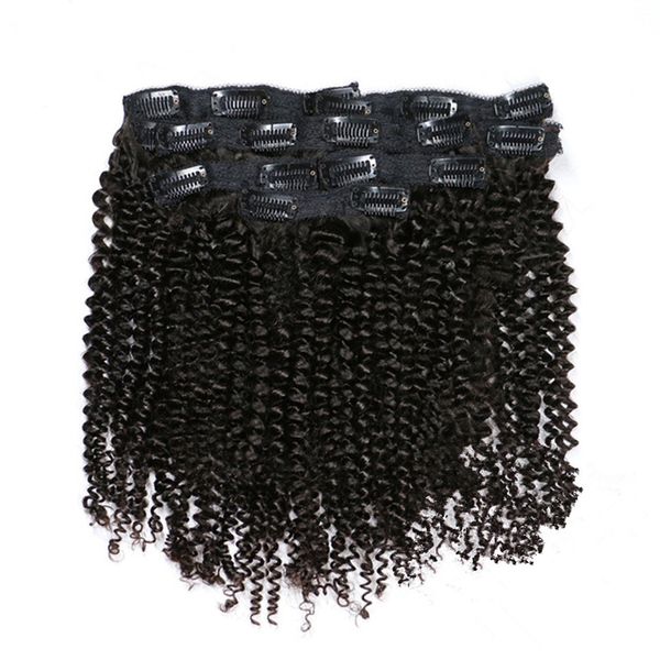 clip extensions human hair afro kinky curly brazilian remy hair 8 pieces and 120g/set natural color no tangle hair bundles, Black;brown
clip extensions human hair afro kinky curly brazilian remy hair 8 pieces and 120g/set natural color no tangle hair bundles, Black;brown