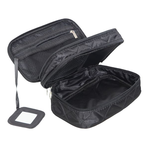 mihawk double layer cosmetic bag with a mirror travel organizer functional makeup pouch toiletry brush vanity case accessories for women
mihawk double layer cosmetic bag with a mirror travel organizer functional makeup pouch toiletry brush vanity case accessories for women