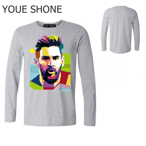 men's messi t-shirt 100% cotton tshirt argentina jersey for fans tee tshirt new lionel messi long sleeve t shirt barcelona polo t-shir, White;black
men's messi t-shirt 100% cotton tshirt argentina jersey for fans tee tshirt new lionel messi long sleeve t shirt barcelona polo t-shir, White;black