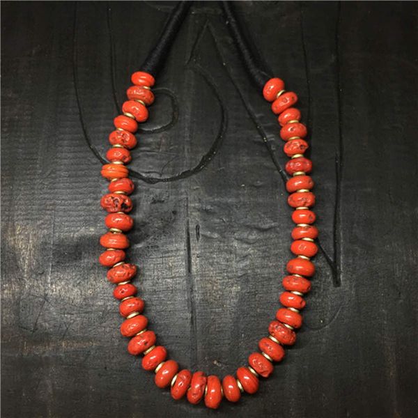 tnl245 tibetan necklace nepal sherpa lampwork beads necklace antiqued glass trade beads, Silver
tnl245 tibetan necklace nepal sherpa lampwork beads necklace antiqued glass trade beads, Silver
