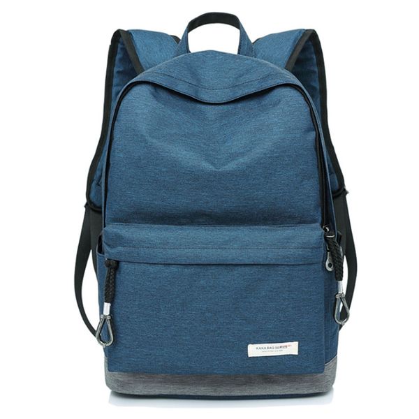 solid casual oxford waterproof 15.6 inch lapschool travel business bag backpack
