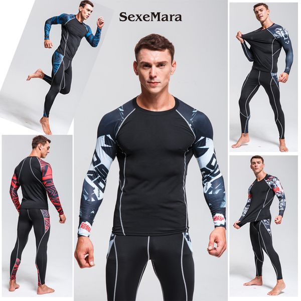 men's gym training fitness sportswear rashgard physical workout clothes suits running jogging sports clothing tracksuit dry fit, Black;blue
men's gym training fitness sportswear rashgard physical workout clothes suits running jogging sports clothing tracksuit dry fit, Black;blue