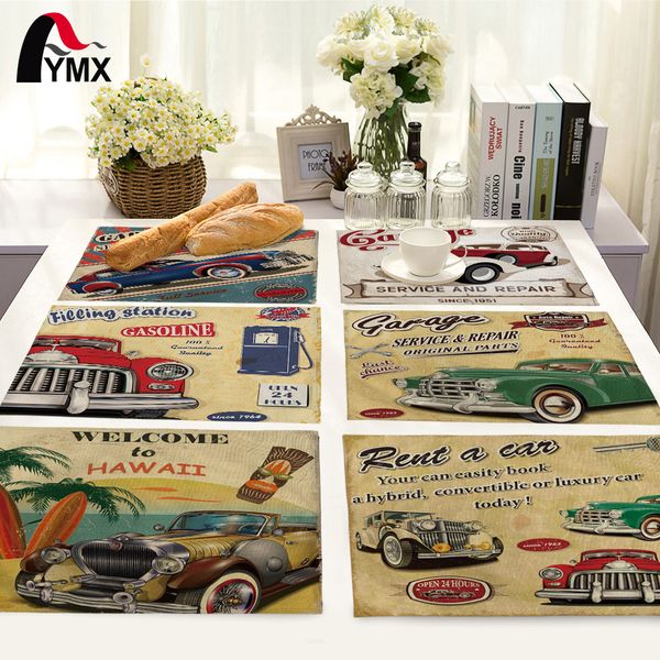 retro car pattern table mat creative table napkin for wedding kitchen decor creative car placemat dining accessories 
retro car pattern table mat creative table napkin for wedding kitchen decor creative car placemat dining accessories