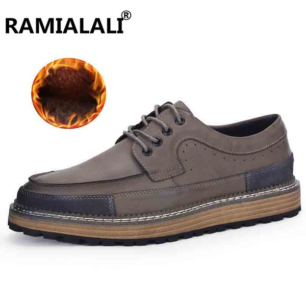 ramialali men snow boots winter brand super warm men's genuine leather shoes snow wool boots leisure outdoor shoes, Black
ramialali men snow boots winter brand super warm men's genuine leather shoes snow wool boots leisure outdoor shoes, Black