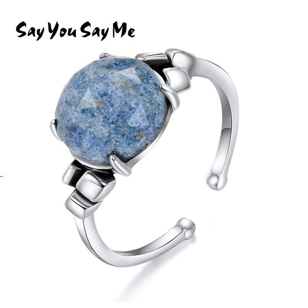 925 sterling silver round rings wedding&engagement opening natural stone rings wholesale 2018 fashion gift say you say me, Golden;silver
925 sterling silver round rings wedding&engagement opening natural stone rings wholesale 2018 fashion gift say you say me, Golden;silver
