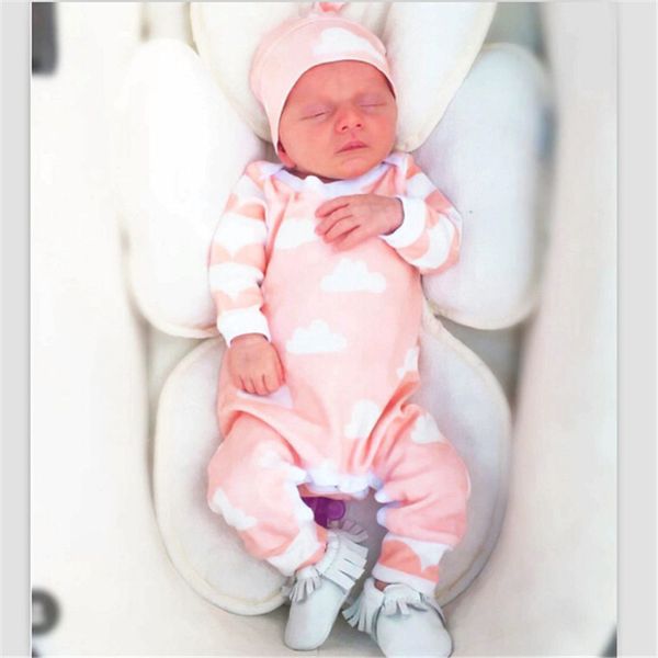 2017 autumn newborn baby boy clothing set baby girls clothes outfits bodysuit hat outfits set cotton cloud printing, White
2017 autumn newborn baby boy clothing set baby girls clothes outfits bodysuit hat outfits set cotton cloud printing, White