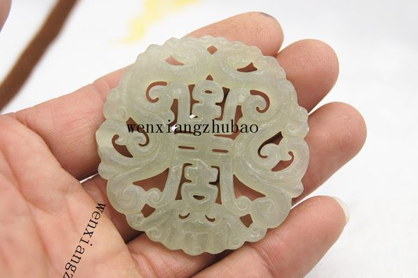natural youxishan jade, hand-carved hollow double dragon worship, (talisman) necklace pendant necklace., Silver
natural youxishan jade, hand-carved hollow double dragon worship, (talisman) necklace pendant necklace., Silver
