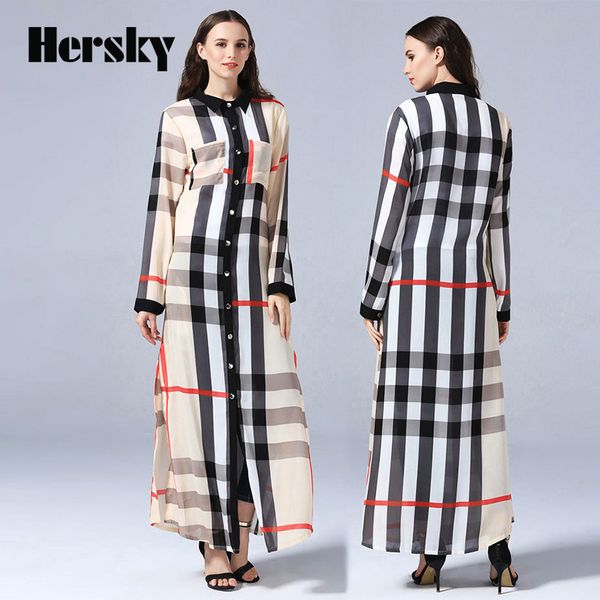plus size 7xl muslim women full button open abaya fashion robe musulmane plaid turn-down collar dress turkish caftan dubai abaya, Red
plus size 7xl muslim women full button open abaya fashion robe musulmane plaid turn-down collar dress turkish caftan dubai abaya, Red