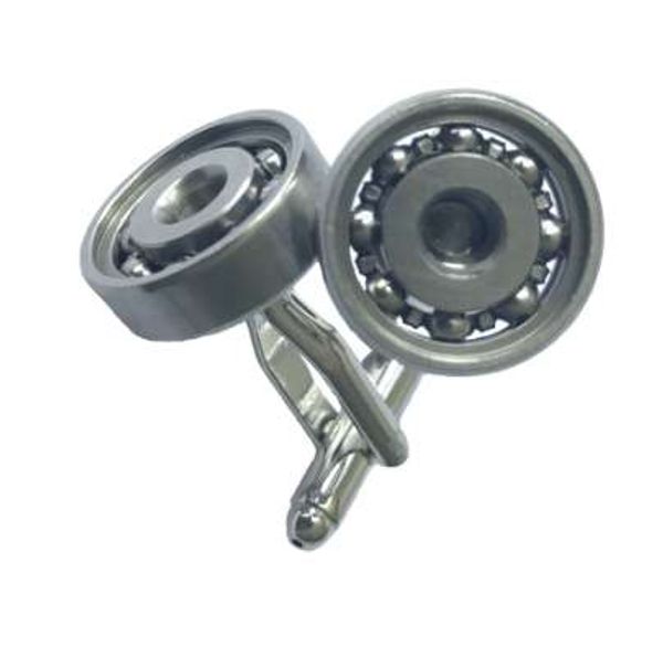 jinse ball bearing cufflinks functional rotatable diversity of mechanic vintage metal color bearing design cuff links cfl073, Silver
jinse ball bearing cufflinks functional rotatable diversity of mechanic vintage metal color bearing design cuff links cfl073, Silver