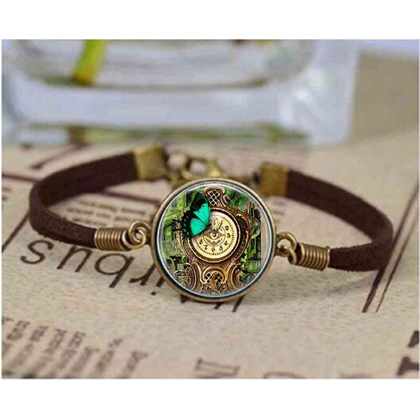 1 pieces/lot) steampunk garden clock bracelet butterfly bracelet garden retro vintage steam punk accessories, Golden;silver
1 pieces/lot) steampunk garden clock bracelet butterfly bracelet garden retro vintage steam punk accessories, Golden;silver