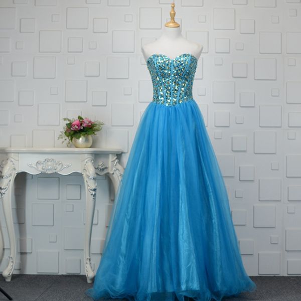 beaded tulle ball gown prom dresses 2019 floor length prom gowns sweet 16 quinceanera dress sky blue, Black
beaded tulle ball gown prom dresses 2019 floor length prom gowns sweet 16 quinceanera dress sky blue, Black