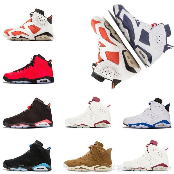 New arrival 6 6s Mens Basketball shoes man unc Black Cat Infrared sports blue Maroon Olympic Alternate Hare
New arrival 6 6s Mens Basketball shoes man unc Black Cat Infrared sports blue Maroon Olympic Alternate Hare