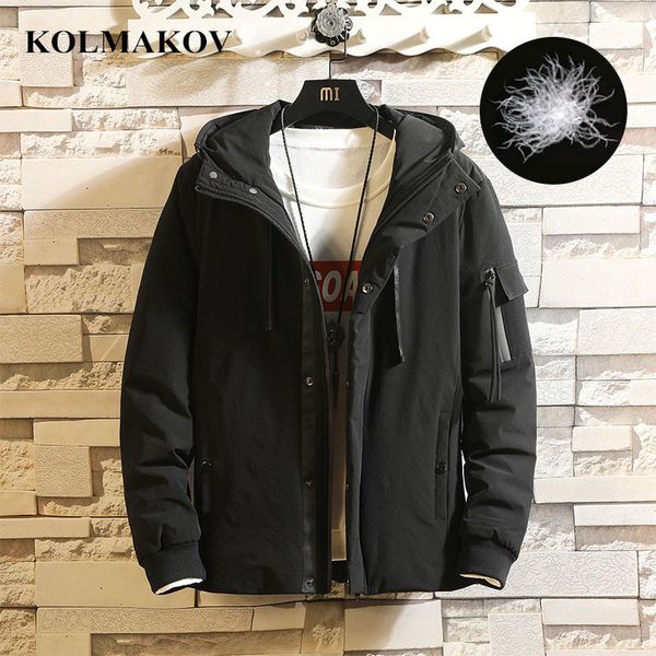 kolmakov new men's 85% duck down coat thick hooded winter outwear mens jackets and coats 2018 warm short m-3xl duck down jackets, Black
kolmakov new men's 85% duck down coat thick hooded winter outwear mens jackets and coats 2018 warm short m-3xl duck down jackets, Black