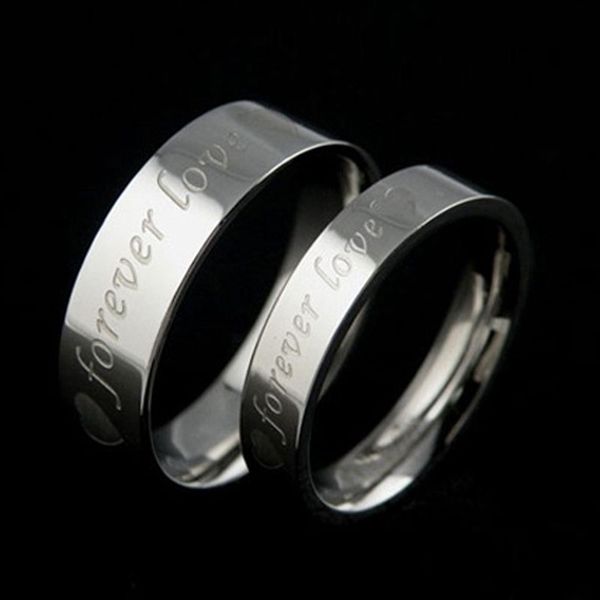 stainless steel heart band rings for men women lovers finger ring couple wedding party club wear, Silver
stainless steel heart band rings for men women lovers finger ring couple wedding party club wear, Silver