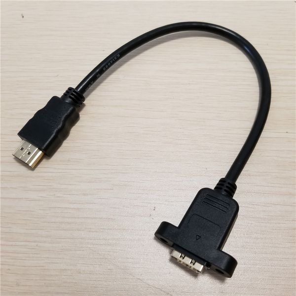 10pcs/lot hdmi male to female av cable with gold plated interface mount pannel without screws 30cm
10pcs/lot hdmi male to female av cable with gold plated interface mount pannel without screws 30cm