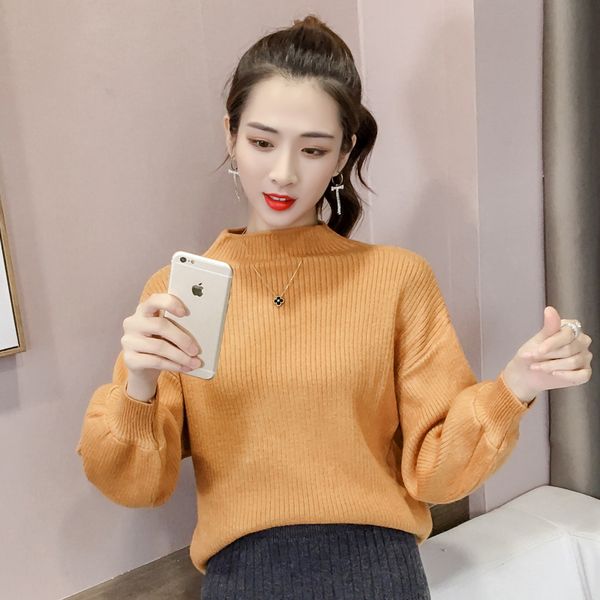 women's cashmere elastic autumn winter half turtleneck sweaters and pullovers sweater slim tight bottoming knitted pullover, White;black
women's cashmere elastic autumn winter half turtleneck sweaters and pullovers sweater slim tight bottoming knitted pullover, White;black