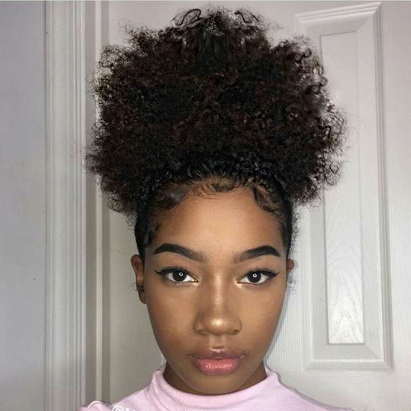 natural brown kinky curly human hair ponytail afro kinky clip in natural curly virgin hair drawstring ponytail hair extensions 10-16inch, Black
natural brown kinky curly human hair ponytail afro kinky clip in natural curly virgin hair drawstring ponytail hair extensions 10-16inch, Black