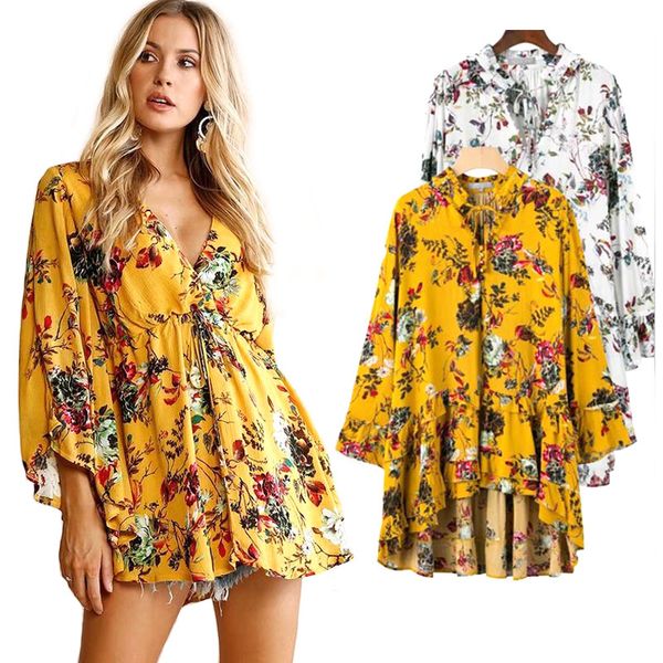 2018 boho summer dress women vintage loose lace lantern sleeve short dress ruffle flower print vestidos, Black;gray
2018 boho summer dress women vintage loose lace lantern sleeve short dress ruffle flower print vestidos, Black;gray