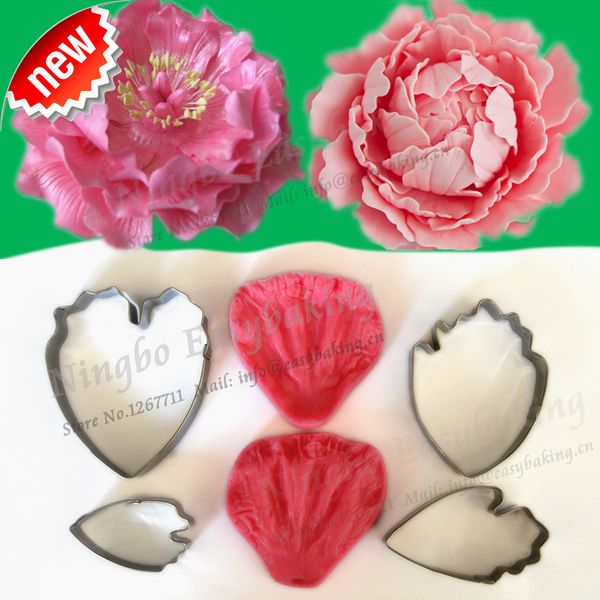 2015 new arrivel flower-making accessories stainless steel gum paste peony floral petal cutter silicone veiners mold
2015 new arrivel flower-making accessories stainless steel gum paste peony floral petal cutter silicone veiners mold