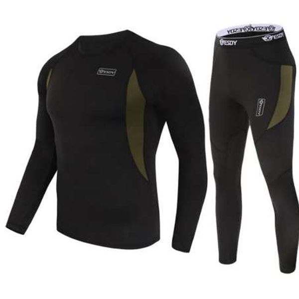 thermal underwear men compression tactical fleece sweat quick drying thermo underwear sets mens breathable elasticity long johns, Black;white
thermal underwear men compression tactical fleece sweat quick drying thermo underwear sets mens breathable elasticity long johns, Black;white