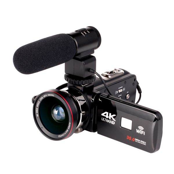 

2019 wifi 4k camcorder 16x zoom 3.0 hd touch screen 24 mega pixels with ir infrared digital video camera