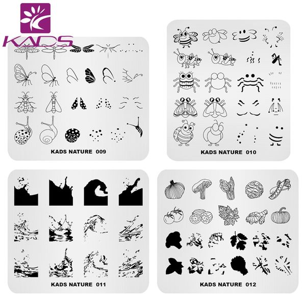 kads new arrival 4pcs/set nail stamping plates ocean fish flower butterfly dog theme templates diy image manicure plate set, White
kads new arrival 4pcs/set nail stamping plates ocean fish flower butterfly dog theme templates diy image manicure plate set, White