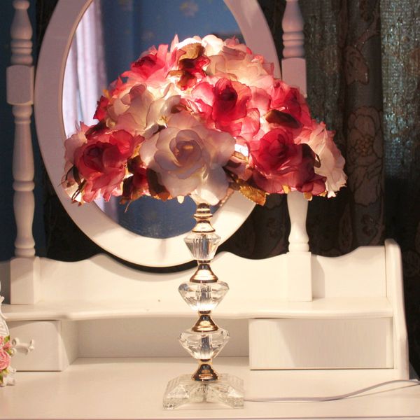 american table lamp beauty parlor wedding decoration desk lamps living room tea crystal table lights bedroom bedside flower rose
american table lamp beauty parlor wedding decoration desk lamps living room tea crystal table lights bedroom bedside flower rose