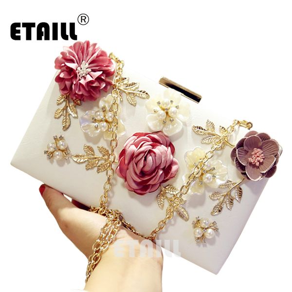 etaill ladies luxury evening clutch bags women wedding bags handmade pearl flower party bridal small handbag purse with chain
etaill ladies luxury evening clutch bags women wedding bags handmade pearl flower party bridal small handbag purse with chain