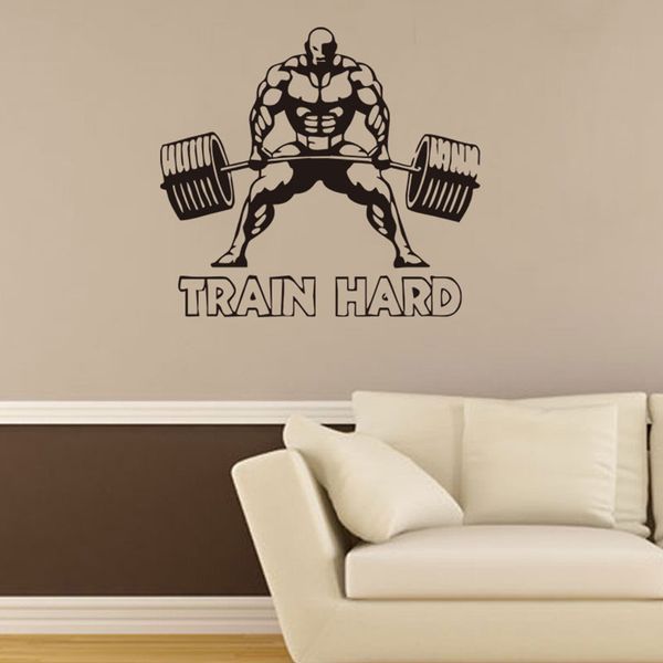 men weightlifting sport train hard vinyl wall stickers removable art mural for home decoration boys' bedroom
men weightlifting sport train hard vinyl wall stickers removable art mural for home decoration boys' bedroom