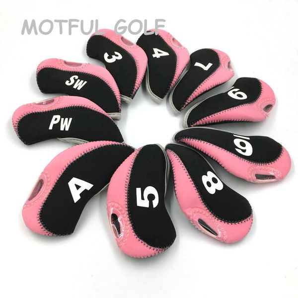 neoprene golf iron headcover irons set two tones head cover with window 10pcs/pack pink color numbers printed covers
neoprene golf iron headcover irons set two tones head cover with window 10pcs/pack pink color numbers printed covers