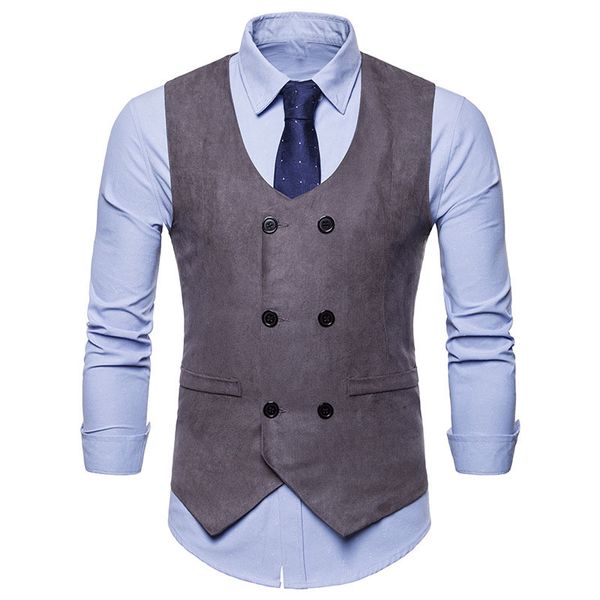mens vest waistcoat men's suit dress vest 2018 new double breasted suede vest men wedding tuxedo vests colete masculino, Black;white
mens vest waistcoat men's suit dress vest 2018 new double breasted suede vest men wedding tuxedo vests colete masculino, Black;white